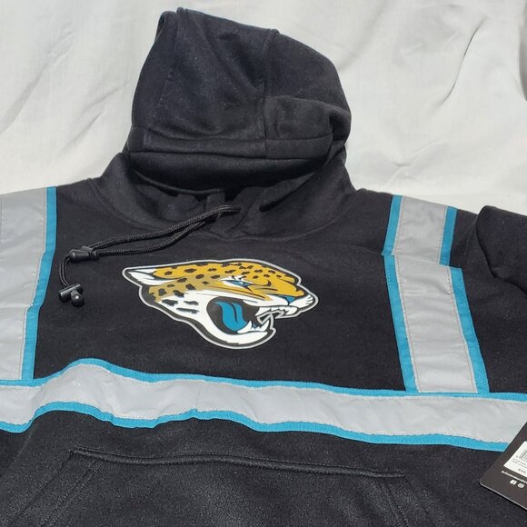 Jacksonville Jaguars NFL Hoodie with Reflective Striping – Men’s 2XL - Picture 5 of 8